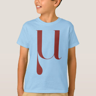 Großes MU: Jeanne Moderno Lettres T-Shirt