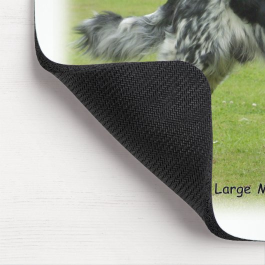 Großes Munsterlander Mousepad (Ecke)