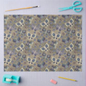 Grosses, nahtloses Schmetterlingsmuster Seidenpapier (Basteln)