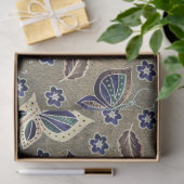 Grosses, nahtloses Schmetterlingsmuster Seidenpapier (Geschenk)