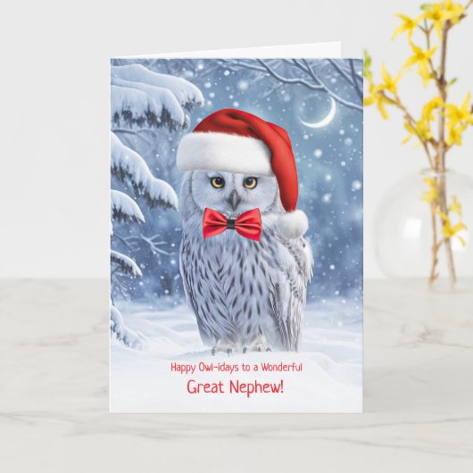 Großes Nephew oder Großneffe glücklicher Urlaub Karte (Gelbe Blume)