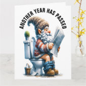 GROSSES NEUJAHR, Geburtstag, etc. Karte (Gelbe Blume)