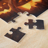 Grosses Niedlich Happy Halloween Spuk House Puzzle (Seite)