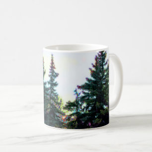 Großes Nordholz-nördliche Waldkanada-Kiefer Kaffeetasse