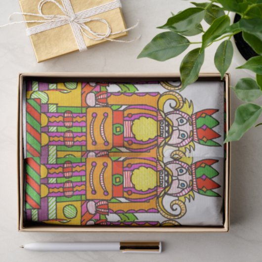 Großes Nussknacker-Seidenpapier Seidenpapier (Geschenk)