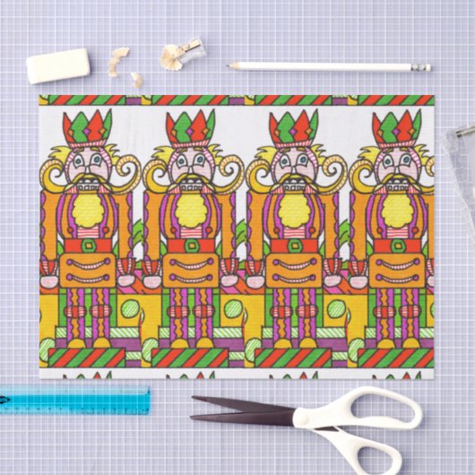 Großes Nussknacker-Seidenpapier Seidenpapier (Handwerk)