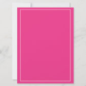 Großes Öffnen von Großlogos in Rosa Einladung (Rückseite)