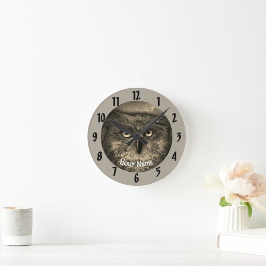 Großes Ohr Runde Wanduhr (Zuhause)