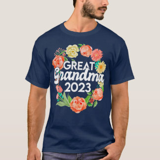 Großes Oma 2023 Geschenk für die Schwangerschaftsa T-Shirt