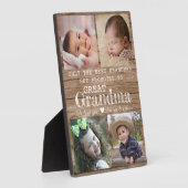 Großes Oma 4 Foto Collage Wood Fotoplatte (Seite)