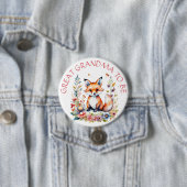 Großes Oma | Baby Fox Babydusche Button (Beispiel)