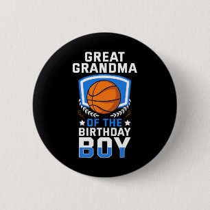 Großes Oma der Geburtstagskinder Bysketbyllenfamil Button