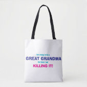Großes Oma Design Tasche (Vorderseite)