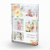 Großes Oma, du bist die beste Pfirsichgelbe Blüte Fotoblock (Rechts)