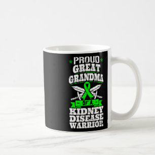 Großes Oma eines Nierenerkrankungskriegers Nierenk Kaffeetasse