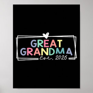 Großes Oma Est 2026 nach Großopma befördert Poster