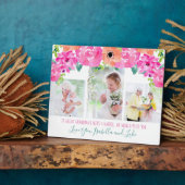 Großes Oma Gedicht 3 Foto Rosa Blüte Fotoplatte (Seite)