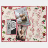 Großes Oma-Kid-Foto Fleecedecke (Vorderseite (Horizontal))