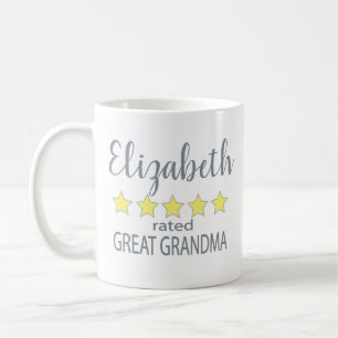 Großes Oma mit 5 Sternen Kaffeetasse