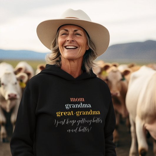 Großes Oma | Niedlich besser und besser Hoodie