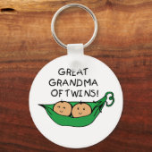 Großes Oma von Twins Pod Schlüsselanhänger (Vorderseite)