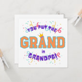 Großes Opa Karte (Vorderseite/Rückseite Beispiel)