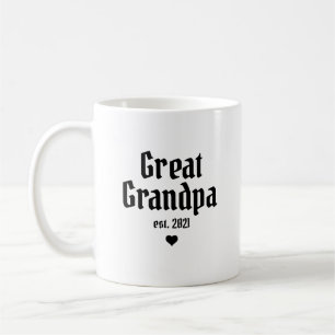 Großes Opa-Schwangerschaft-Ankündigung Geschenk Kaffeetasse