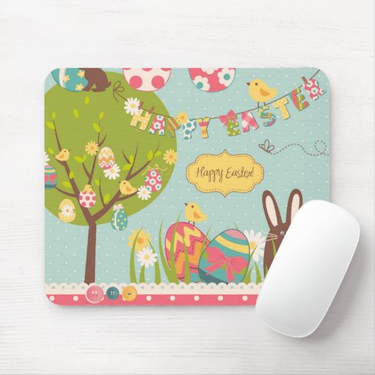 Großes Ostern-Set mit niedlichem Mousepad (Mit Mouse)