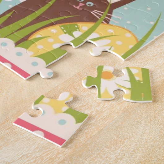 Großes Ostern-Set mit niedlichem Puzzle (Seite)