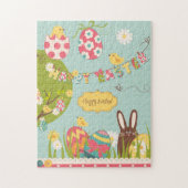Großes Ostern-Set mit niedlichem Puzzle (Vertikal)