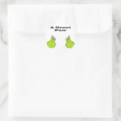 Großes Paar Runder Aufkleber (Tasche)