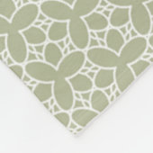 Großes Patchwork Multi Design Fleece Blanken (Ecke)