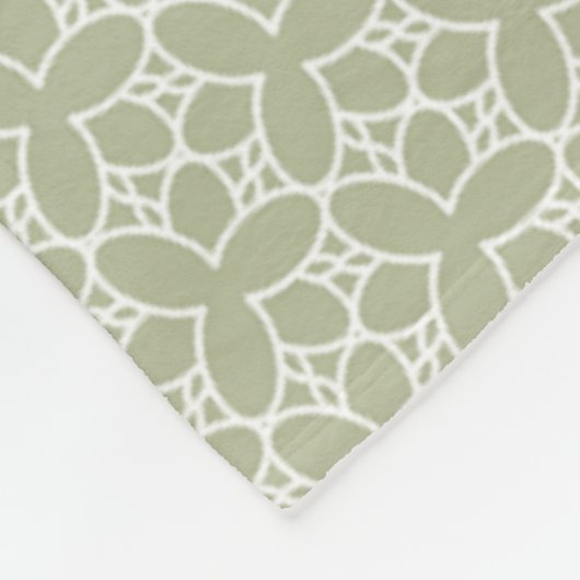 Großes Patchwork Multi Design Fleece Blanken (Ecke)