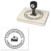 Großes Personalisiertes Cooking-Logo Gummistempel (Stempel)