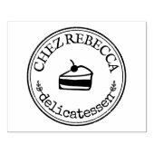 Großes Personalisiertes Cooking-Logo Gummistempel (Prägung)