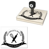 Großes, Personalisiertes Logo Gummistempel (Stempel)