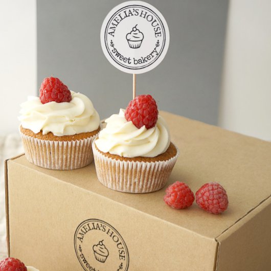 Großes, Personalisiertes Logo Gummistempel