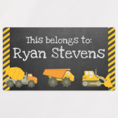 Großes Personalisiertes Schulangebot Etiketten (Design 2)