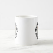 Großes Personalisiertes Text Baseball Bild Benutze Kaffeetasse (Mittel)