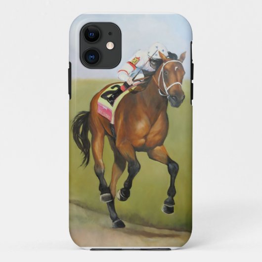 Großes PferdeÖlgemälde Browns Rsce Case-Mate iPhone Hülle (Rückseite)