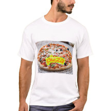 Großes Pizza-Bild - Leckeres Essen Illustration