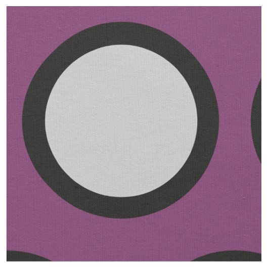 Großes Polka-Punkt-Muster Stoff (Nahaufnahme)