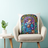 Grosses Polster "Weltfrieden" Buntglas (Stuhl )