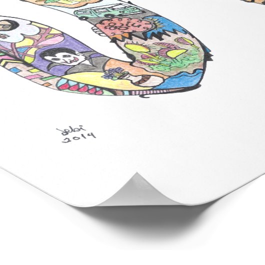 großes Poster: Alphabet Poster (Ecke)