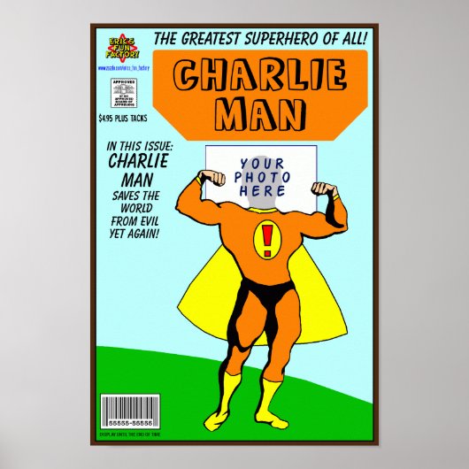 Grosses Poster mit einem Superheld! (Vorne)