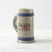 Großes Punkt-Foto Stein Bierglas (Vorderseite Links)