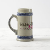 Großes Punkt-Foto Stein Bierglas (Links)