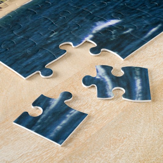 Großes Punkt-Leuchtturm Nantucket MA Puzzle (Seite)