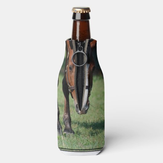 Großes Quarterpferd Flaschenkühler (Flasche Rückseite)