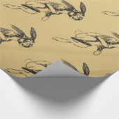 Großes Rabbit Funny Bunny Jack Rabbit Geschenkpapier (Ecke)